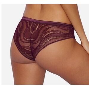Pleasure State Amelia Panties Size XL Midi Brief Fig Underwear Intimate NWT